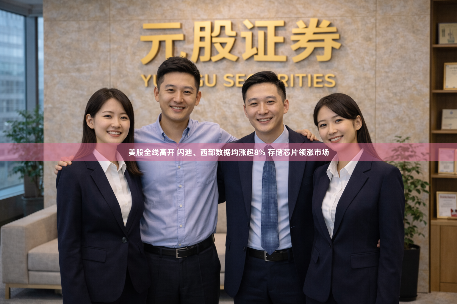 美股全线高开 闪迪、西部数据均涨超8% 存储芯片领涨市场