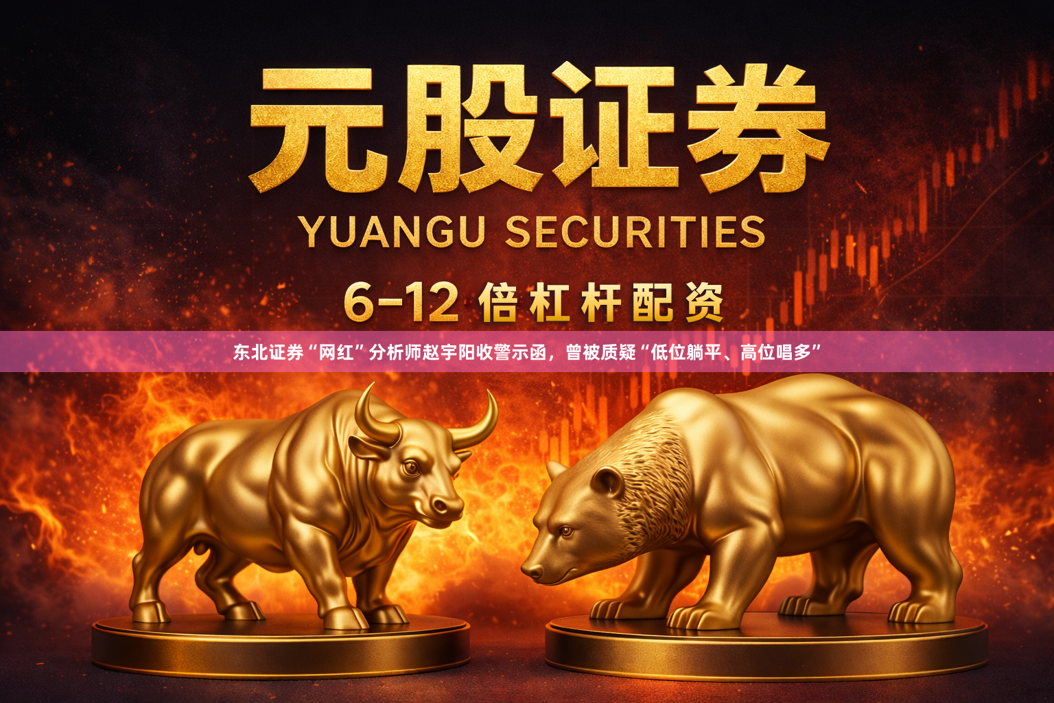 东北证券“网红”分析师赵宇阳收警示函，曾被质疑“低位躺平、高位唱多”