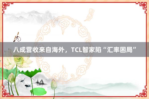 八成营收来自海外，TCL智家陷“汇率困局”