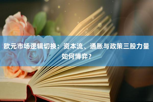 欧元市场逻辑切换:资本流、通胀与政策三股力量如何博弈?