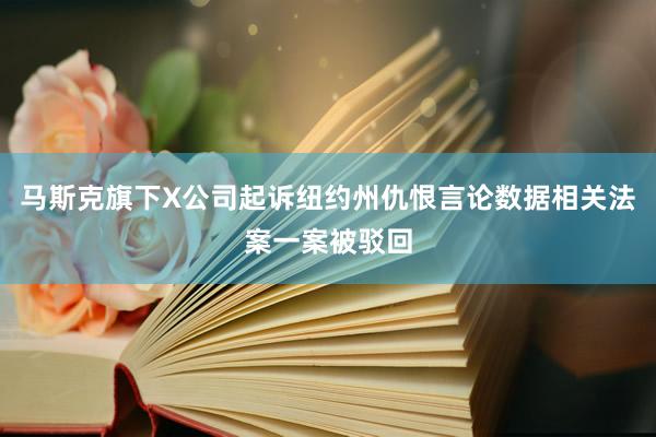马斯克旗下X公司起诉纽约州仇恨言论数据相关法案一案被驳回