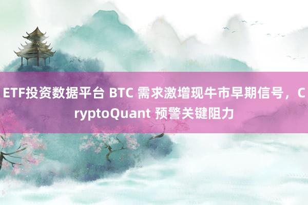 ETF投资数据平台 BTC 需求激增现牛市早期信号，CryptoQuant 预警关键阻力