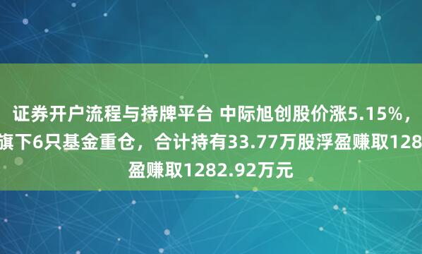 证券开户流程与持牌平台 中际旭创股价涨5.15%，鹏扬基金旗下6只基金重仓，合计持有33.77万股浮盈赚取1282.92万元