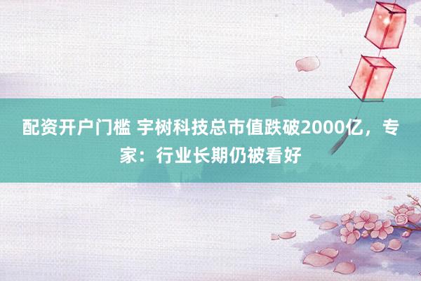 配资开户门槛 宇树科技总市值跌破2000亿，专家：行业长期仍被看好